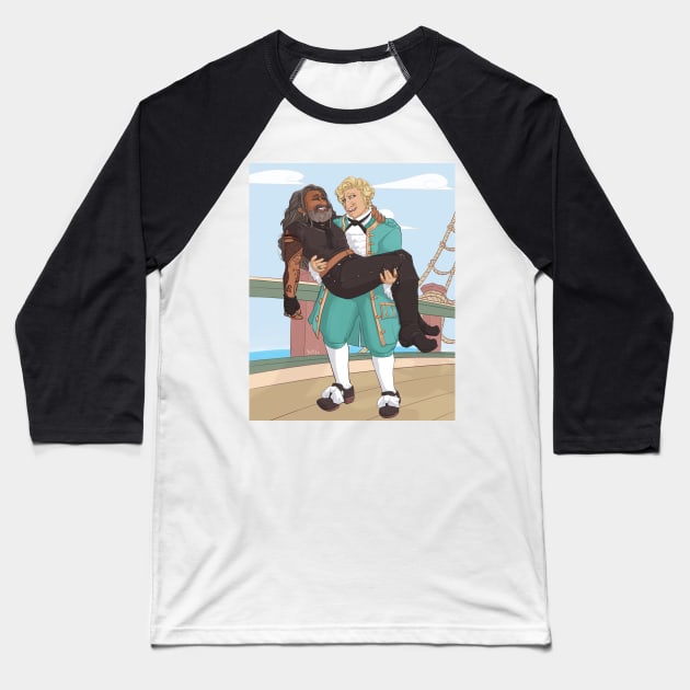 Gentlebeard Bridal Carry Baseball T-Shirt by Oh My Martyn